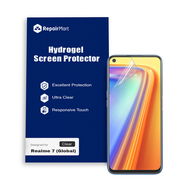 Realme 7 (Global) Compatible Premium Hydrogel Screen Protector With Full Coverage Ultra HD